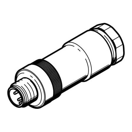 Festo Plug NECU-S-M12G4-D-IS NECU-S-M12G4-D-IS